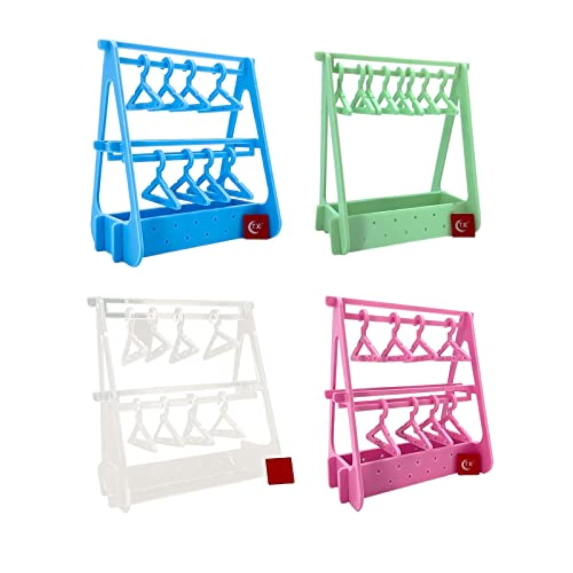 Creative Earring Display Stand for Hook Earrings, Clear
